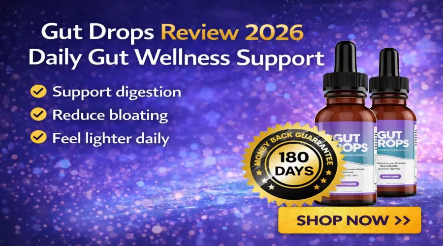 Gut Drops Review 2026: Daily Gut Wellness Support.